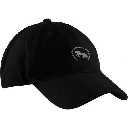 20-CP77, NA, Black, Front Center, Integrated Security Solutions - Cap.